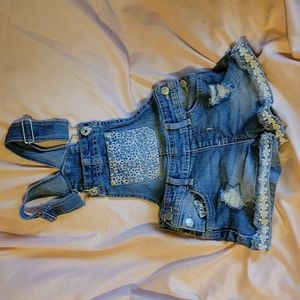Jordache Girls overall shorts
